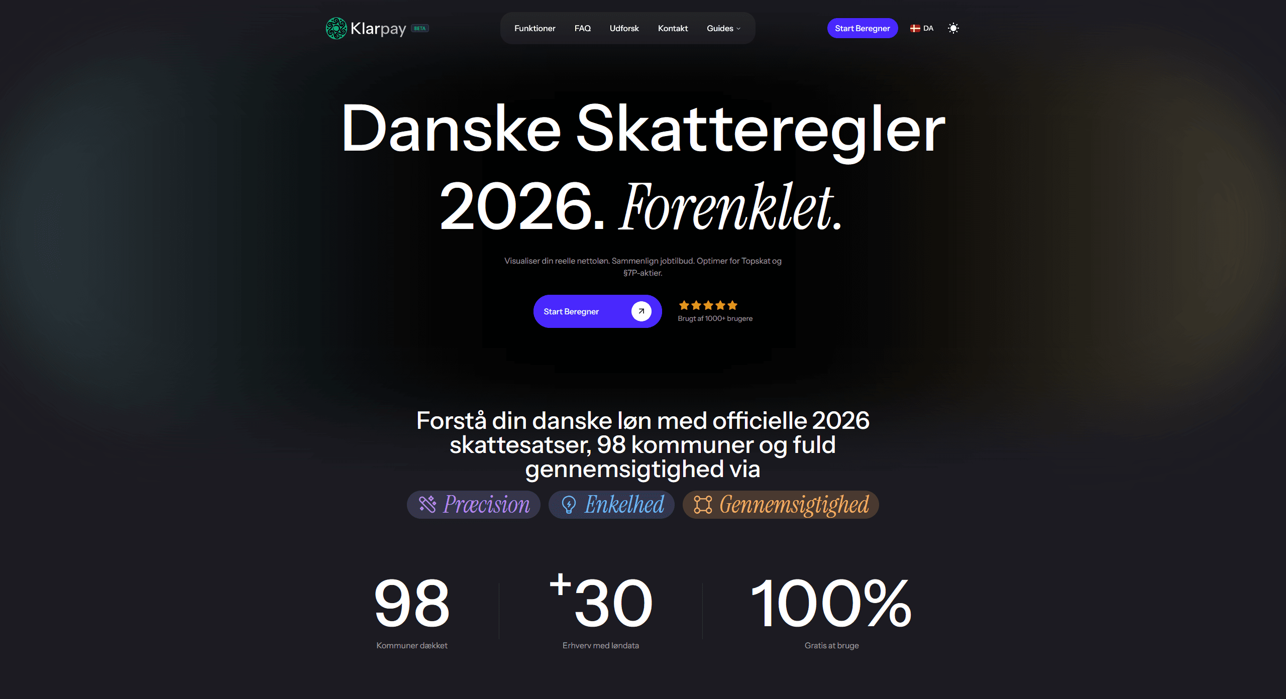 Klarpay - Danski Kalkulator Plaća